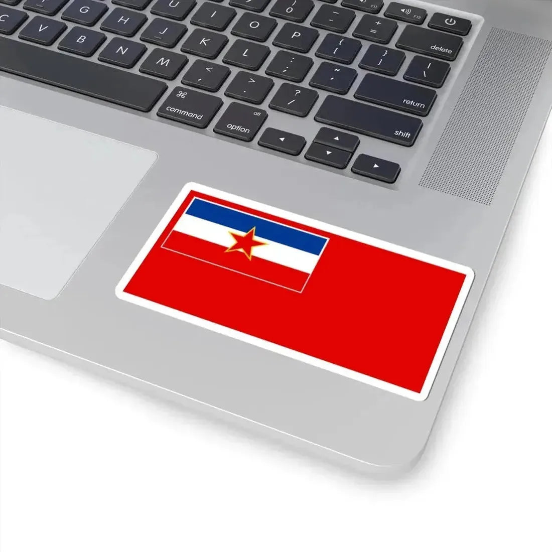 1947 Proposed Flag of the Peoples Republic of Bosnia and Herzegovina (Bosnia and Herzegovina) STICKER Vinyl Kiss-Cut Decal - The Sticker Space