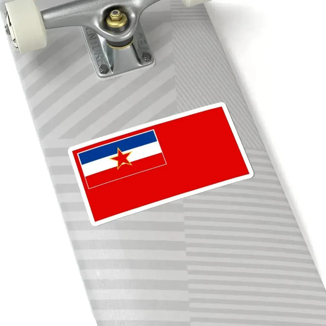 1947 Proposed Flag of the Peoples Republic of Bosnia and Herzegovina (Bosnia and Herzegovina) STICKER Vinyl Kiss-Cut Decal - The Sticker Space