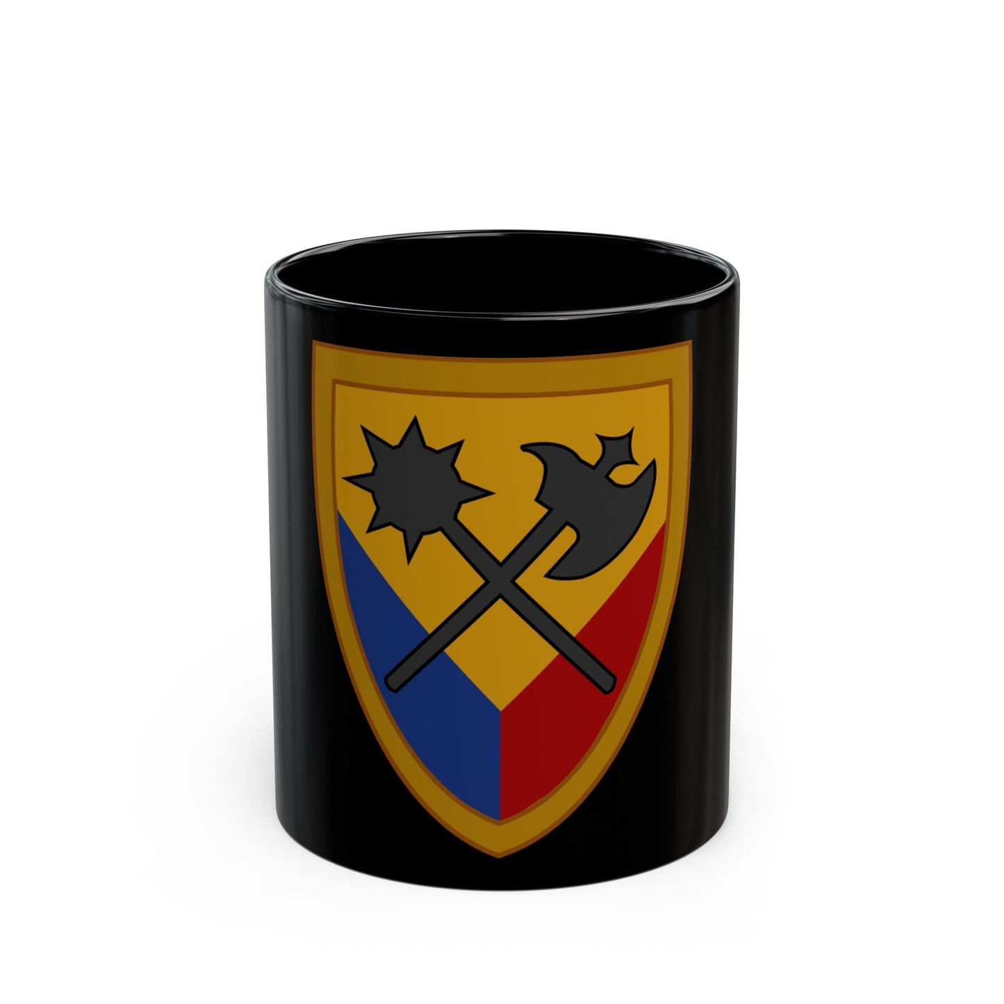 194th Armored Brigade 2 (U.S. Army) Black Coffee Mug-11oz-The Sticker Space