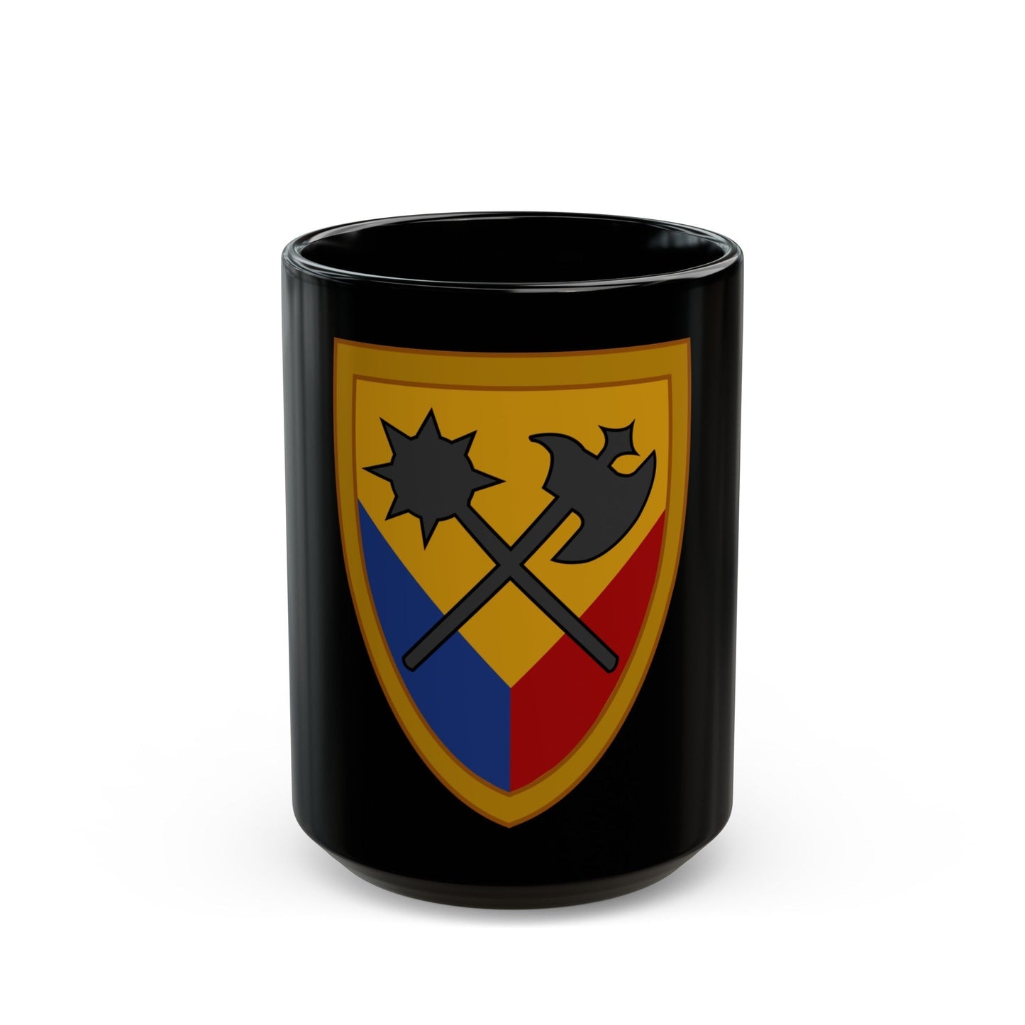 194th Armored Brigade 2 (U.S. Army) Black Coffee Mug-15oz-The Sticker Space