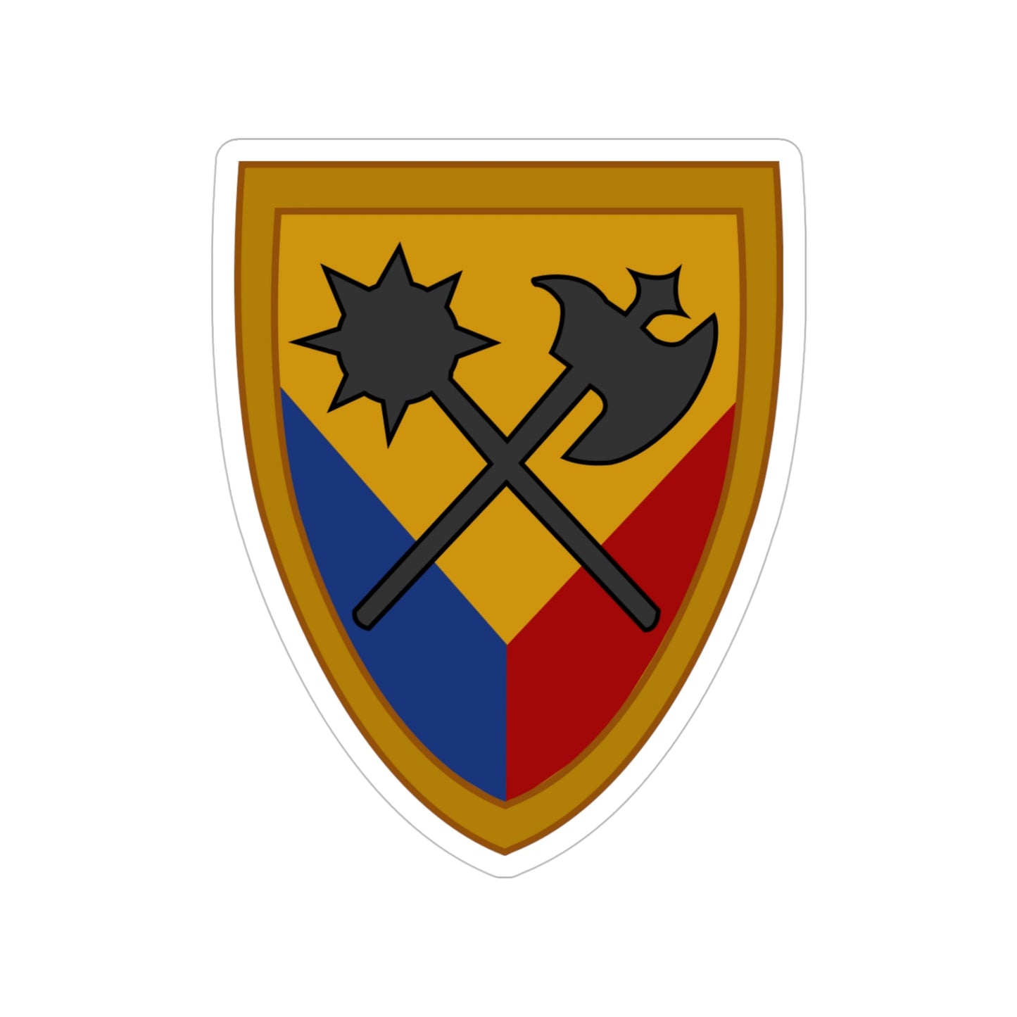 194th Armored Brigade 2 (U.S. Army) Transparent STICKER Die-Cut Vinyl Decal-5 Inch-The Sticker Space