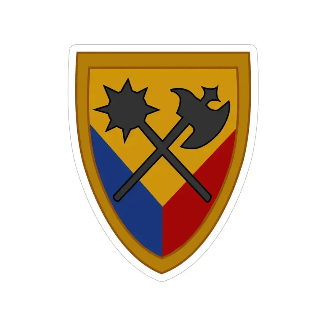 194th Armored Brigade 2 (U.S. Army) Transparent STICKER Die-Cut Vinyl Decal 5 Inch - The Sticker Space