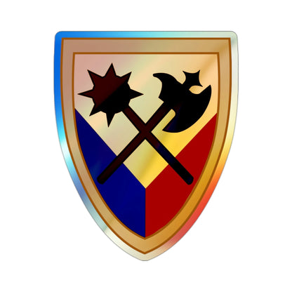 194th Armored Brigade v2 (U.S. Army) Holographic STICKER Die-Cut Vinyl Decal-2 Inch-The Sticker Space