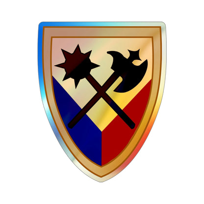 194th Armored Brigade v2 (U.S. Army) Holographic STICKER Die-Cut Vinyl Decal-4 Inch-The Sticker Space