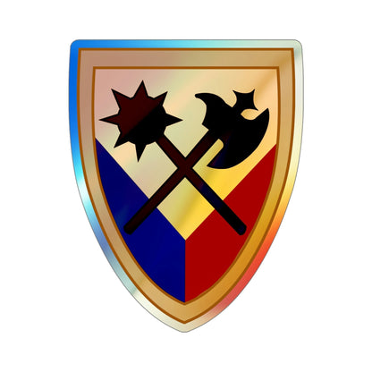 194th Armored Brigade v2 (U.S. Army) Holographic STICKER Die-Cut Vinyl Decal-6 Inch-The Sticker Space