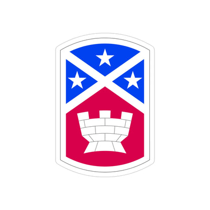 194th Engineer Brigade (U.S. Army) REVERSE PRINT Transparent STICKER-5" × 5"-The Sticker Space