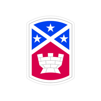 194th Engineer Brigade (U.S. Army) REVERSE PRINT Transparent STICKER-6" × 6"-The Sticker Space