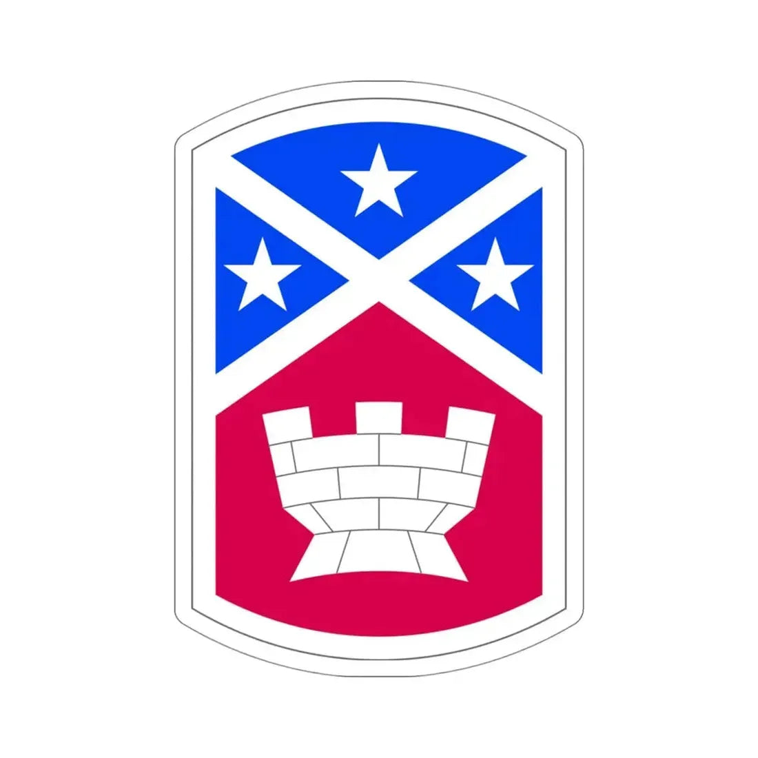 194th Engineer Brigade (U.S. Army) STICKER Vinyl Die-Cut Decal 4 Inch - The Sticker Space