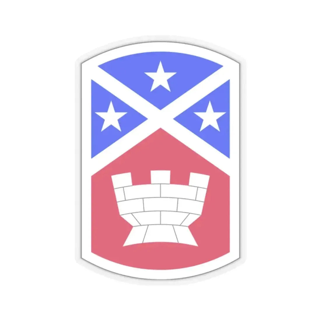 194th Engineer Brigade (U.S. Army) STICKER Vinyl Kiss-Cut Decal 2 Inch Transparent - The Sticker Space