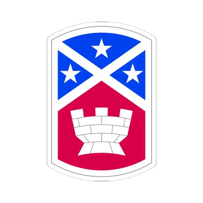 194th Engineer Brigade (U.S. Army) STICKER Vinyl Kiss-Cut Decal 4 Inch White - The Sticker Space