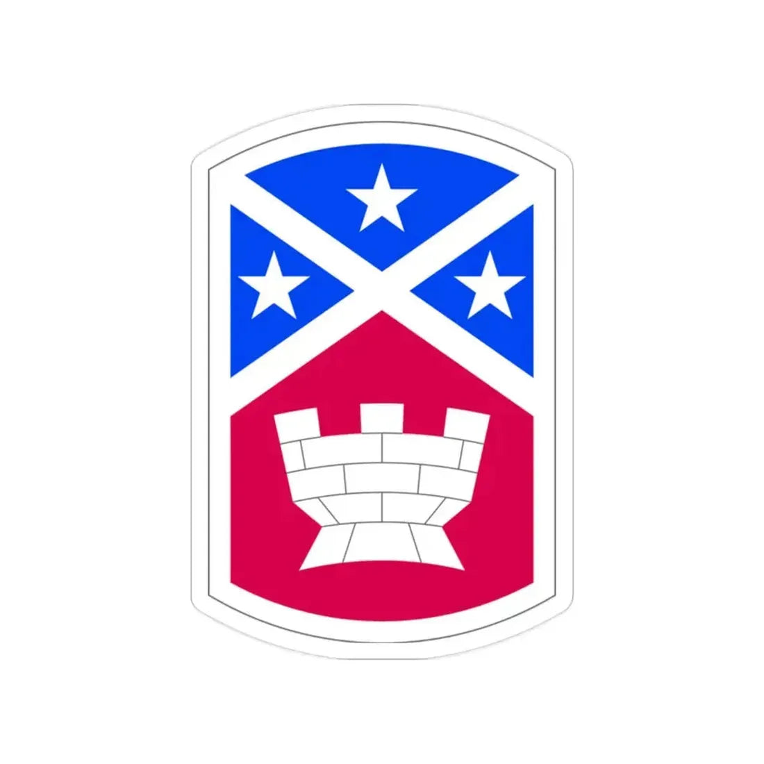 194th Engineer Brigade (U.S. Army) Transparent STICKER Die-Cut Vinyl Decal 2 Inch - The Sticker Space