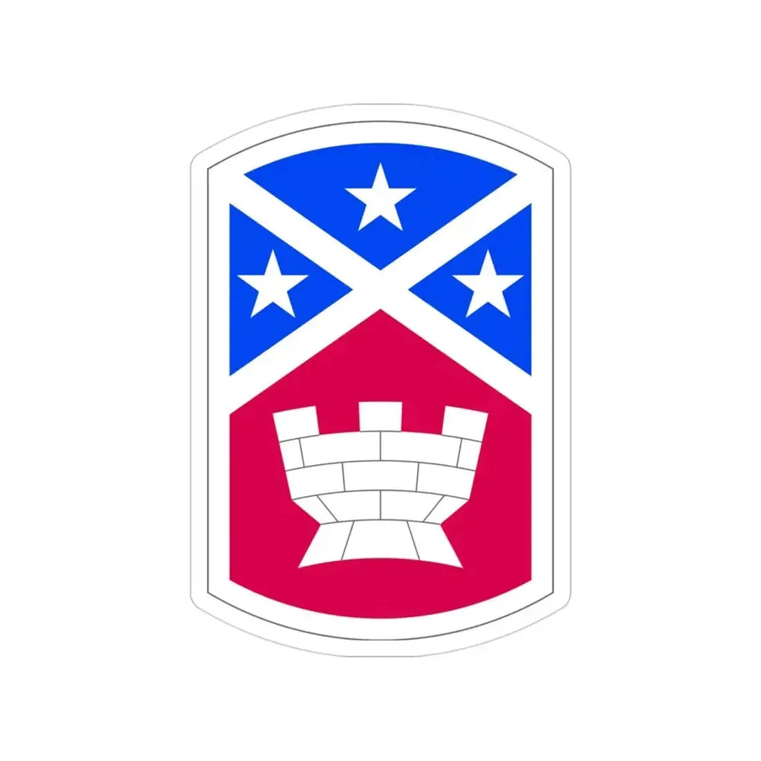 194th Engineer Brigade (U.S. Army) Transparent STICKER Die-Cut Vinyl Decal 3 Inch - The Sticker Space