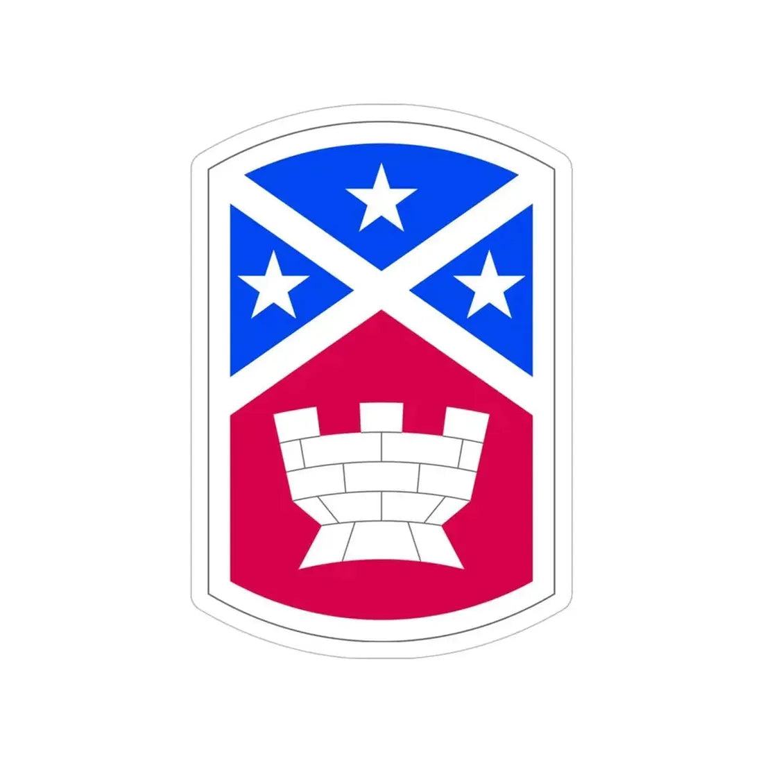 194th Engineer Brigade (U.S. Army) Transparent STICKER Die-Cut Vinyl Decal 6 Inch - The Sticker Space