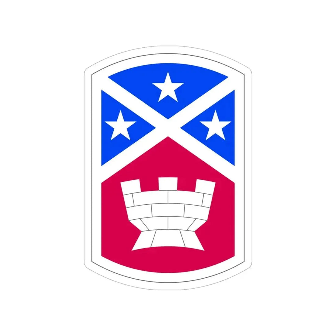 194th Engineer Brigade (U.S. Army) Transparent STICKER Die-Cut Vinyl Decal - The Sticker Space