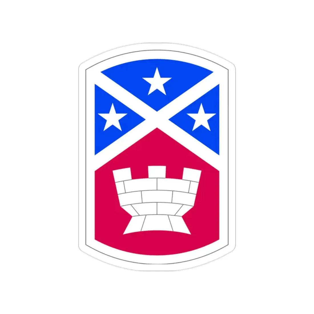 194th Engineer Brigade (U.S. Army) Transparent STICKER Die-Cut Vinyl Decal - The Sticker Space