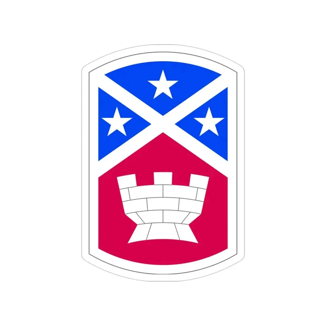 194th Engineer Brigade (U.S. Army) Transparent STICKER Die-Cut Vinyl Decal - The Sticker Space