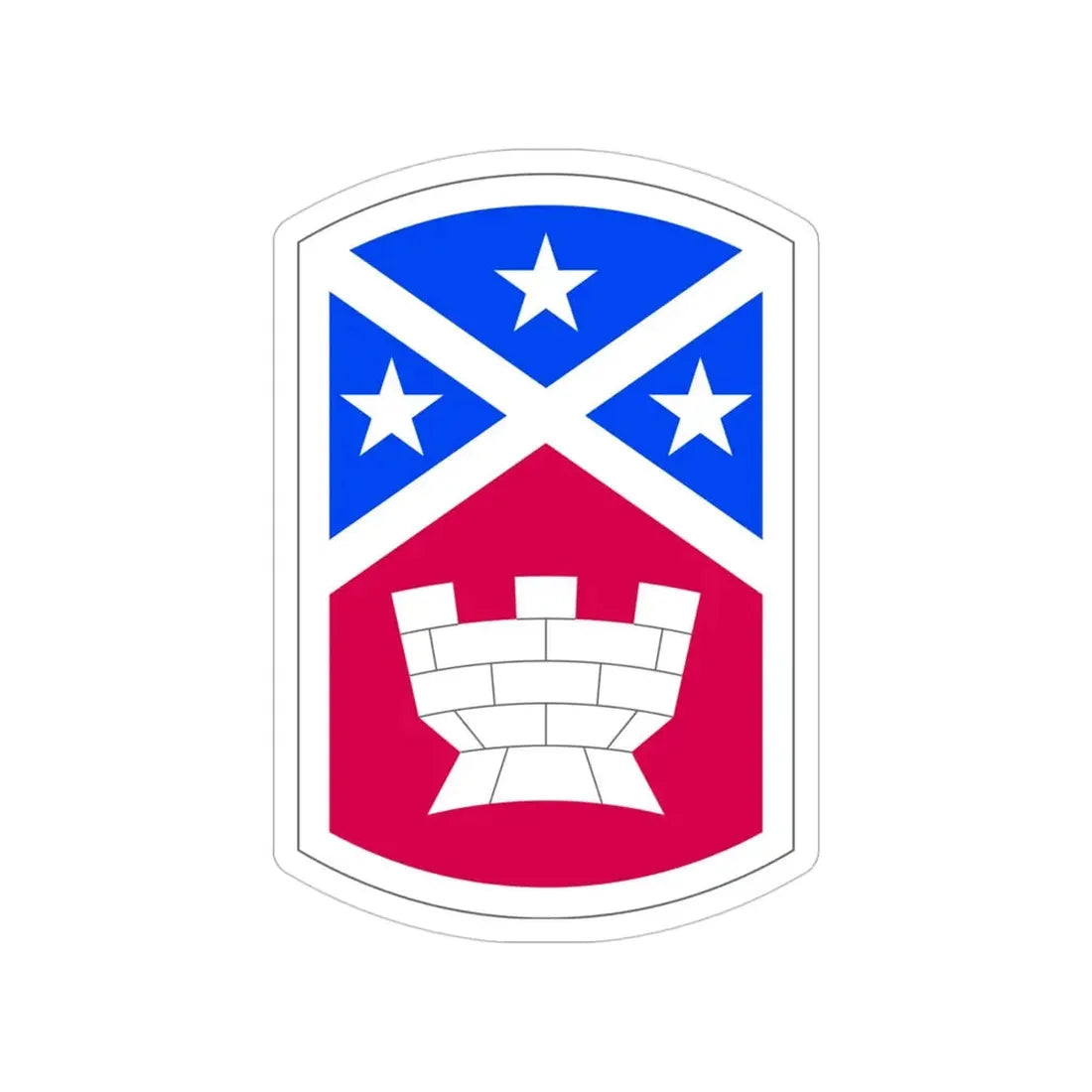 194th Engineer Brigade (U.S. Army) Transparent STICKER Die-Cut Vinyl Decal - The Sticker Space