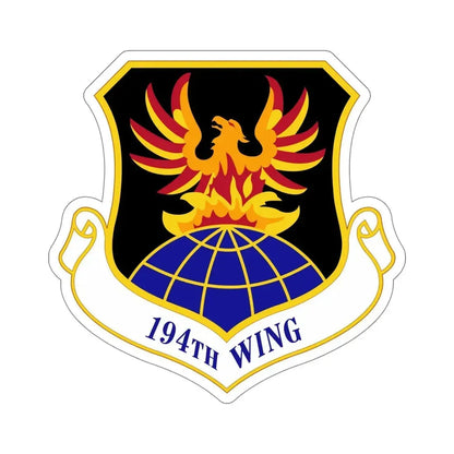 194th Wing (U.S. Air Force) STICKER Vinyl Die-Cut Decal - The Sticker Space