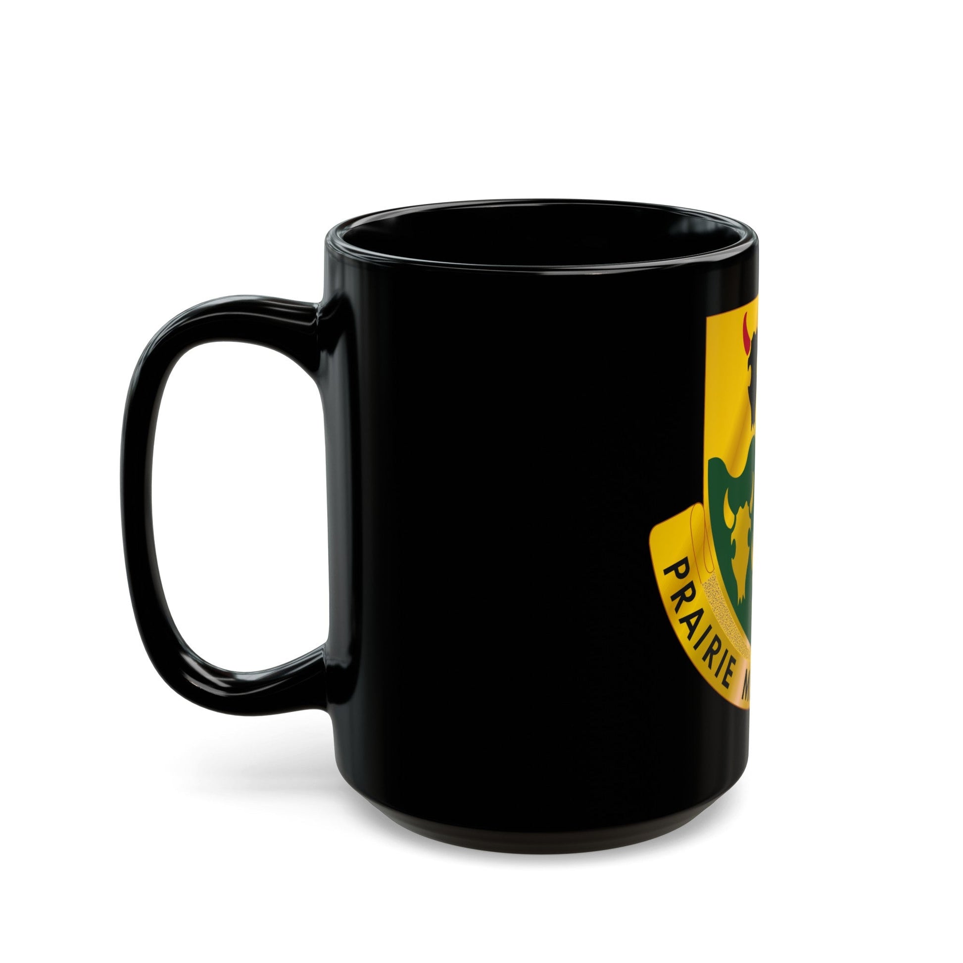 195 Armor Regiment (U.S. Army) Black Coffee Mug-The Sticker Space