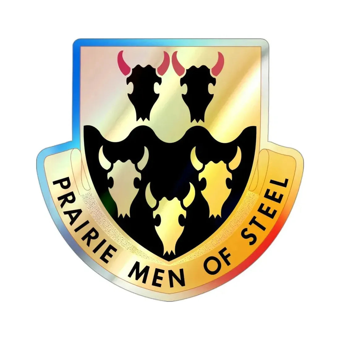 195 Armor Regiment (U.S. Army) Holographic STICKER Die-Cut Vinyl Decal - The Sticker Space