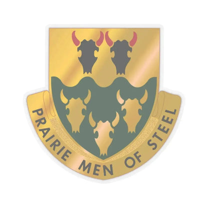 195 Armor Regiment (U.S. Army) STICKER Vinyl Kiss-Cut Decal 2 Inch Transparent - The Sticker Space