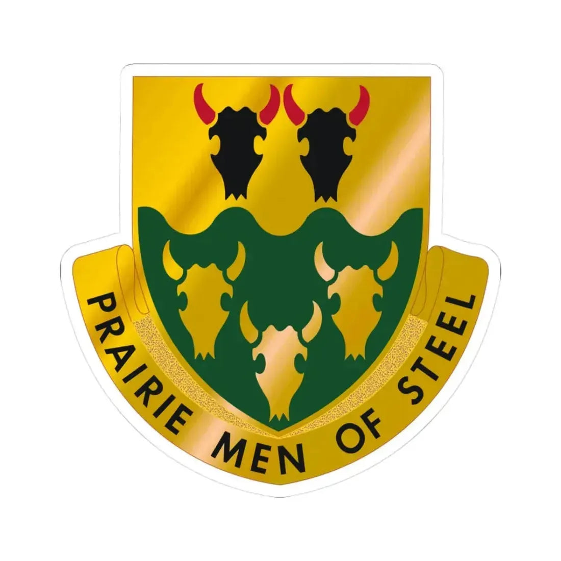 195 Armor Regiment (U.S. Army) STICKER Vinyl Kiss-Cut Decal 3 Inch White - The Sticker Space