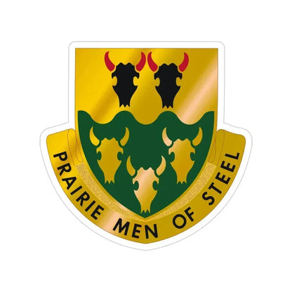 195 Armor Regiment (U.S. Army) Transparent STICKER Die-Cut Vinyl Decal 5 Inch - The Sticker Space