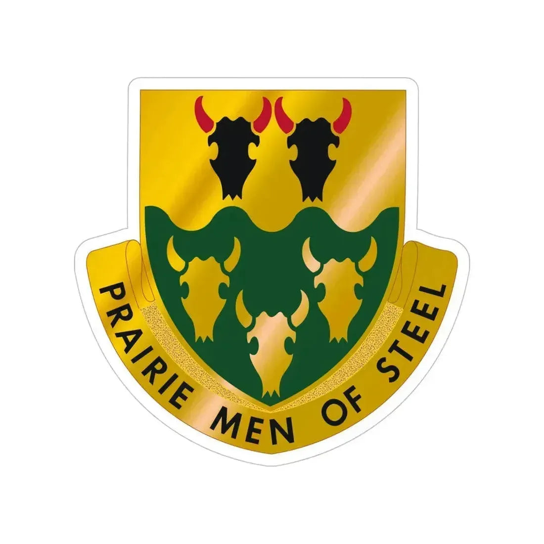 195 Armor Regiment (U.S. Army) Transparent STICKER Die-Cut Vinyl Decal 6 Inch - The Sticker Space