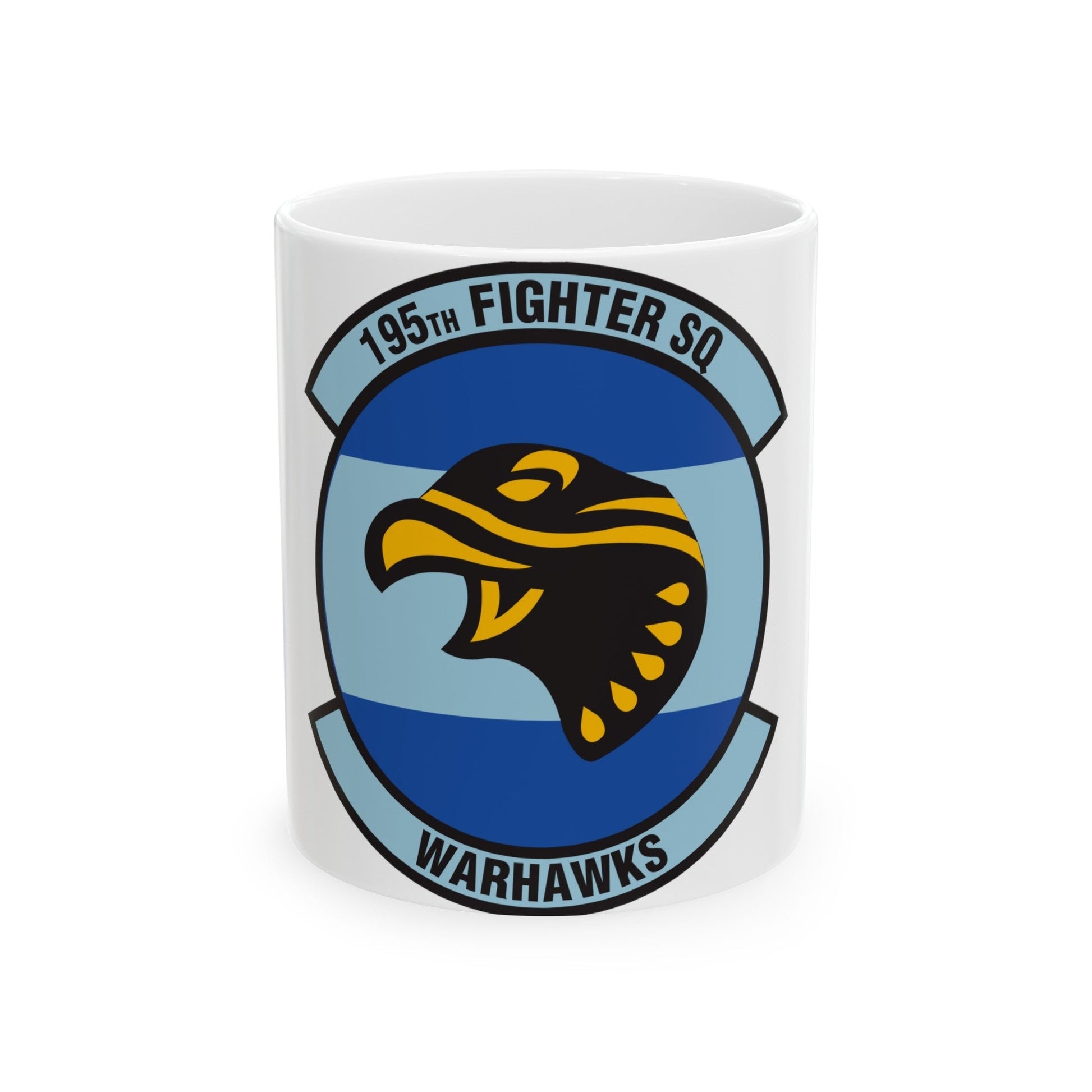 195 Fighter Squadron (U.S. Air Force) White Coffee Mug-11oz-The Sticker Space