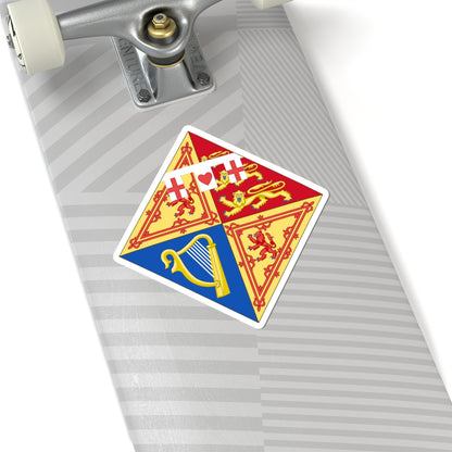 Arms of Anne the Princess Royal Scotland (United Kingdom) (Coat of Arms) STICKER Vinyl Kiss-Cut Decal