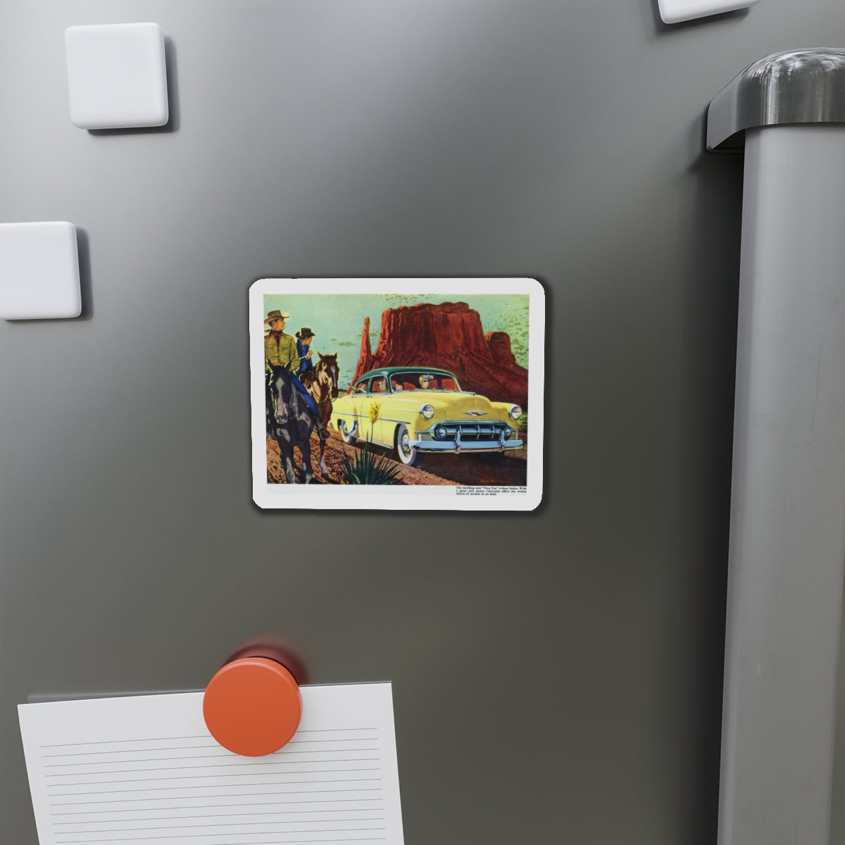 1953 Chevrolet Two-Ten (Magazine Illustration) Refrigerator Magnet-The Sticker Space