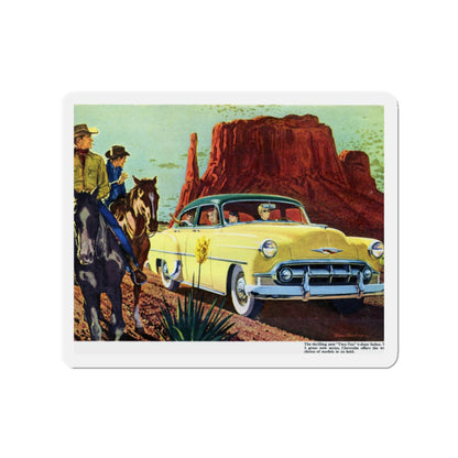 1953 Chevrolet Two-Ten (Magazine Illustration) Refrigerator Magnet-2" x 2"-The Sticker Space