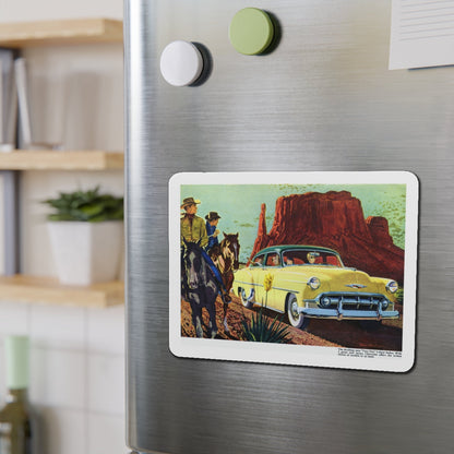 1953 Chevrolet Two-Ten (Magazine Illustration) Refrigerator Magnet-The Sticker Space