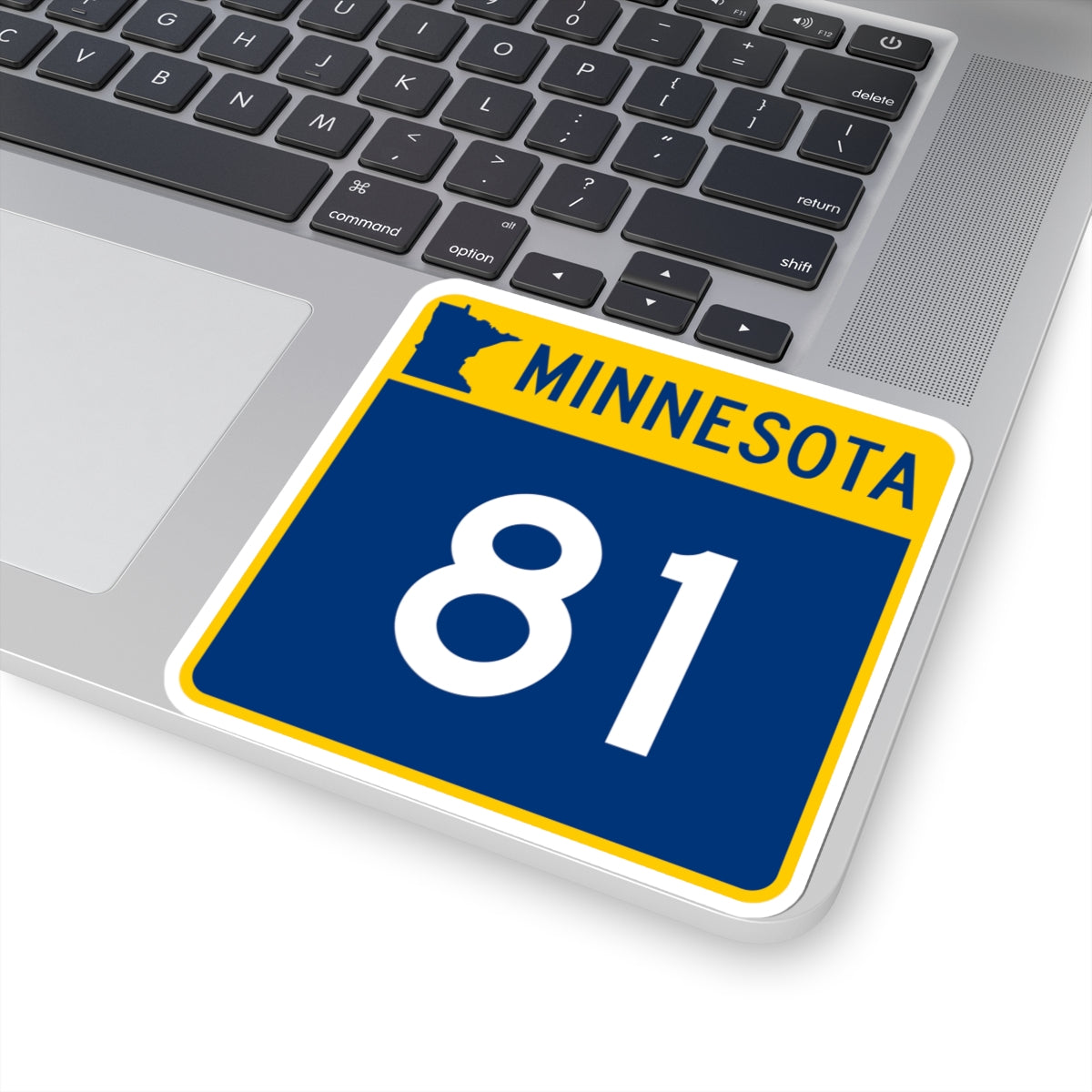 MN-81 (Minnesota) (Road Sign) STICKER Vinyl Kiss-Cut Decal