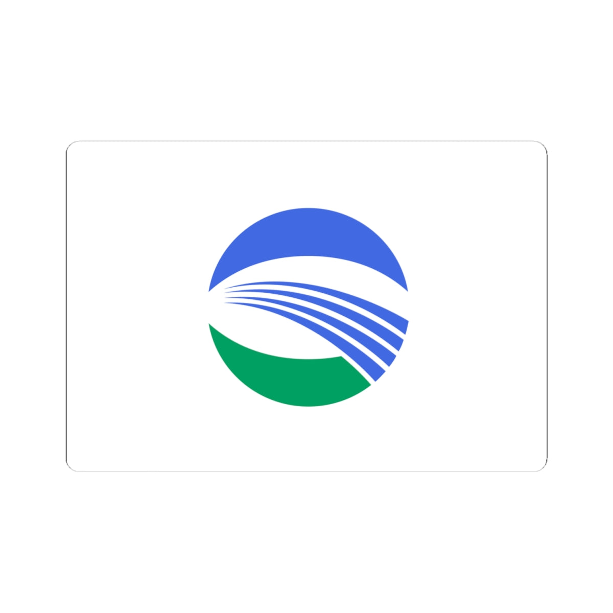 Flag of Sakata Yamagata (Japan) STICKER Vinyl Kiss-Cut Decal