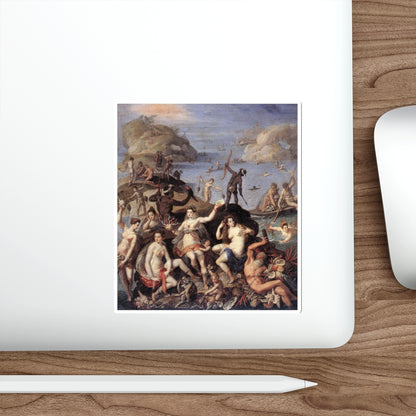 ZUCCHI, Jacopo - The Coral Fishers (Artwork) STICKER Vinyl Die-Cut Decal