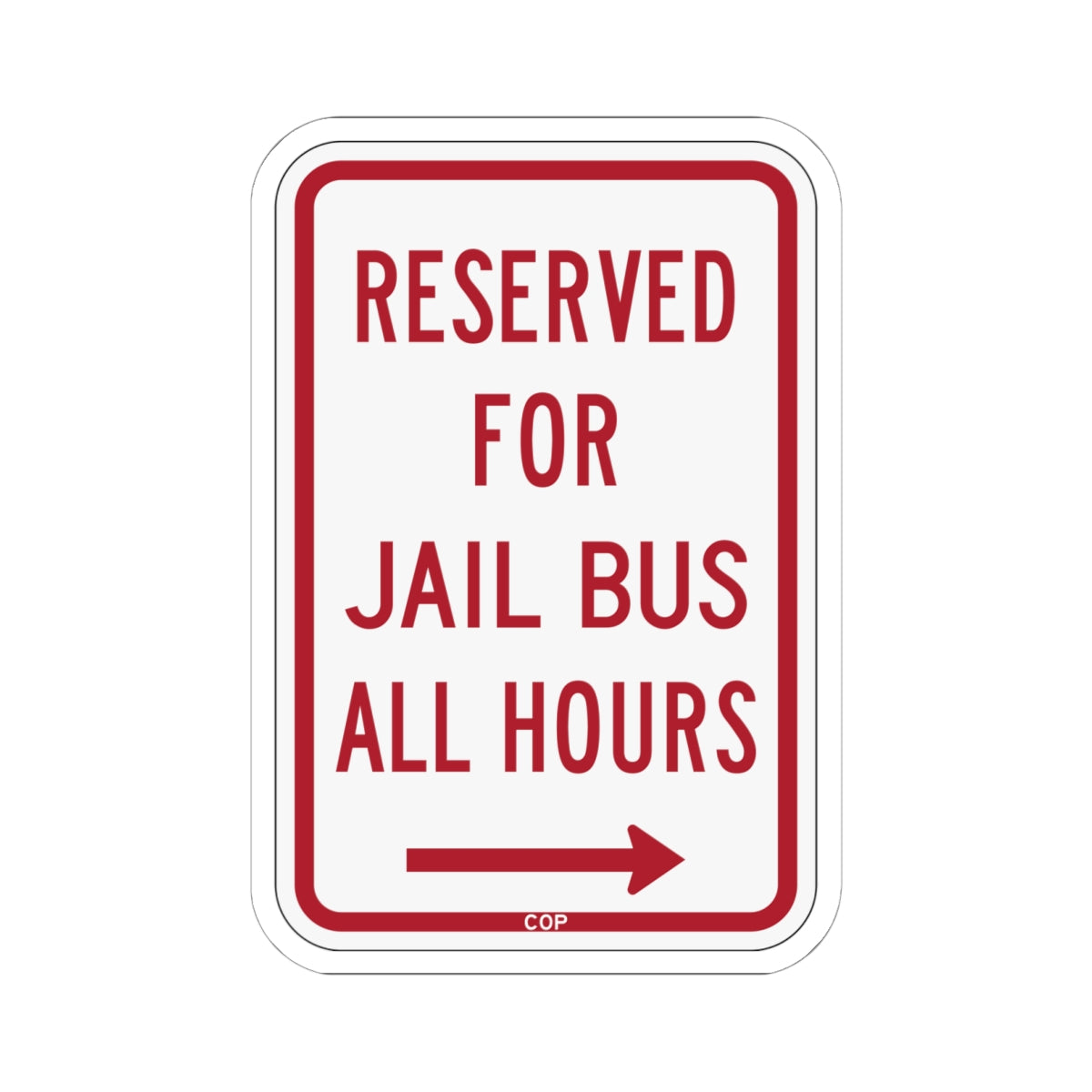 PBOT Road sign P4140R (Oregon) (Road Sign) STICKER Vinyl Kiss-Cut Decal