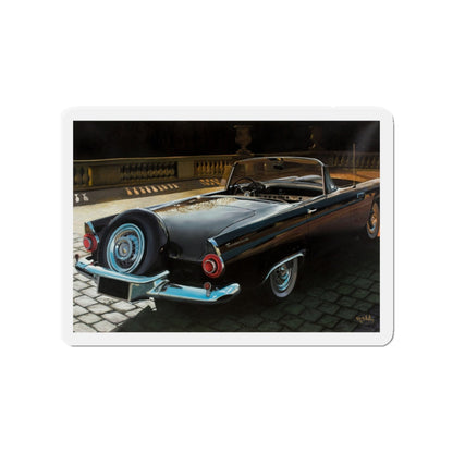 1956 Thunderbird (Magazine Illustration) Refrigerator Magnet-2" x 2"-The Sticker Space