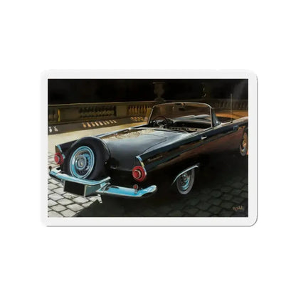1956 Thunderbird (Magazine Illustration) Refrigerator Magnet - The Sticker Space