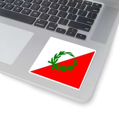 Flag of the Mount Lebanon Emirate under the Maanid dynasty (Lebanon) STICKER Vinyl Kiss-Cut Decal