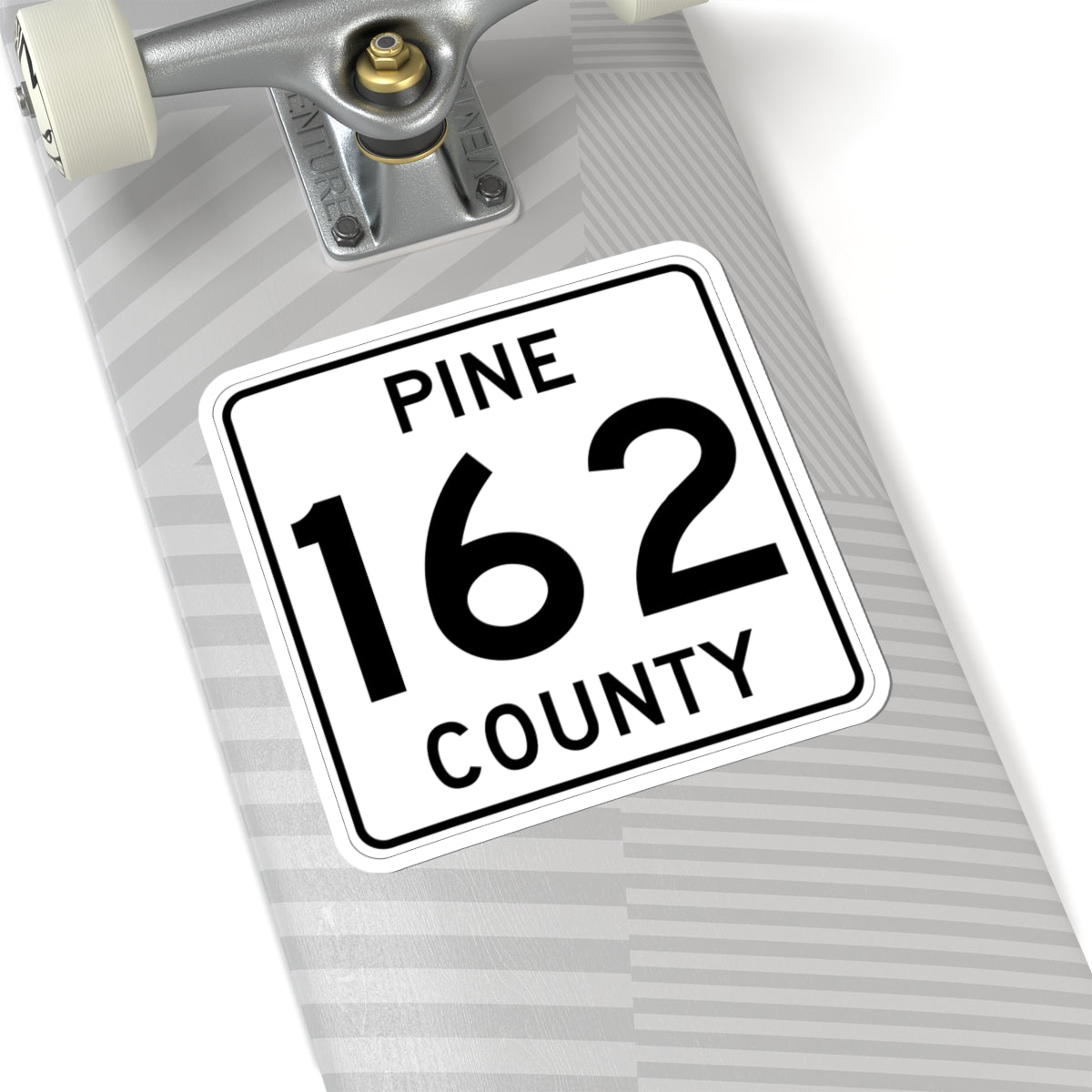 Pine County Route 162 MN (Minnesota) (Road Sign) STICKER Vinyl Kiss-Cut Decal