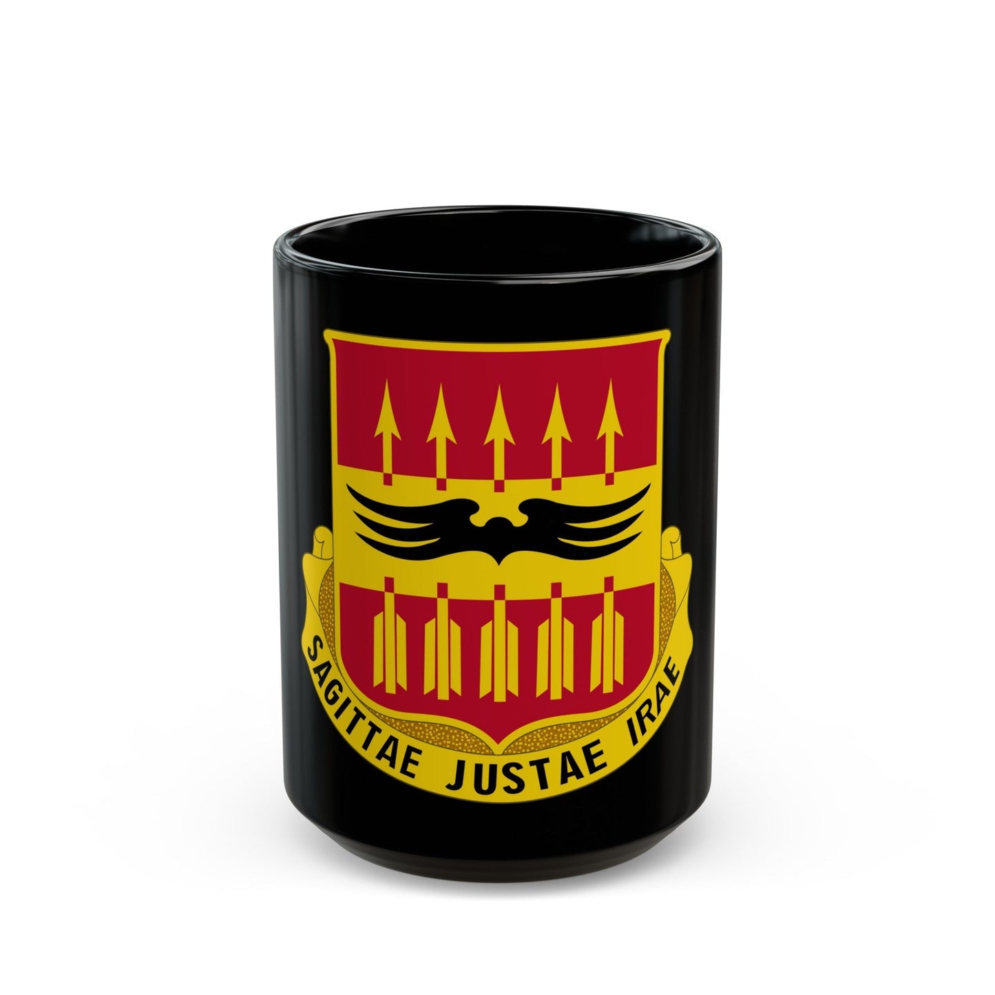 195th Antiaircraft Artillery Battalion (U.S. Army) Black Coffee Mug-15oz-The Sticker Space