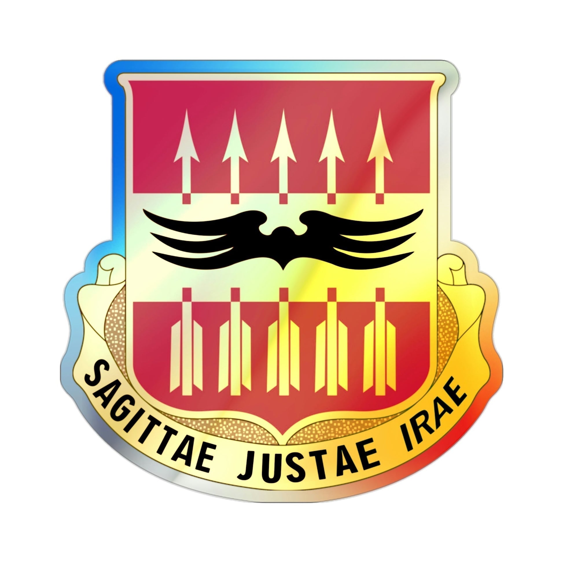 195th Antiaircraft Artillery Battalion (U.S. Army) Holographic STICKER Die-Cut Vinyl Decal-2 Inch-The Sticker Space