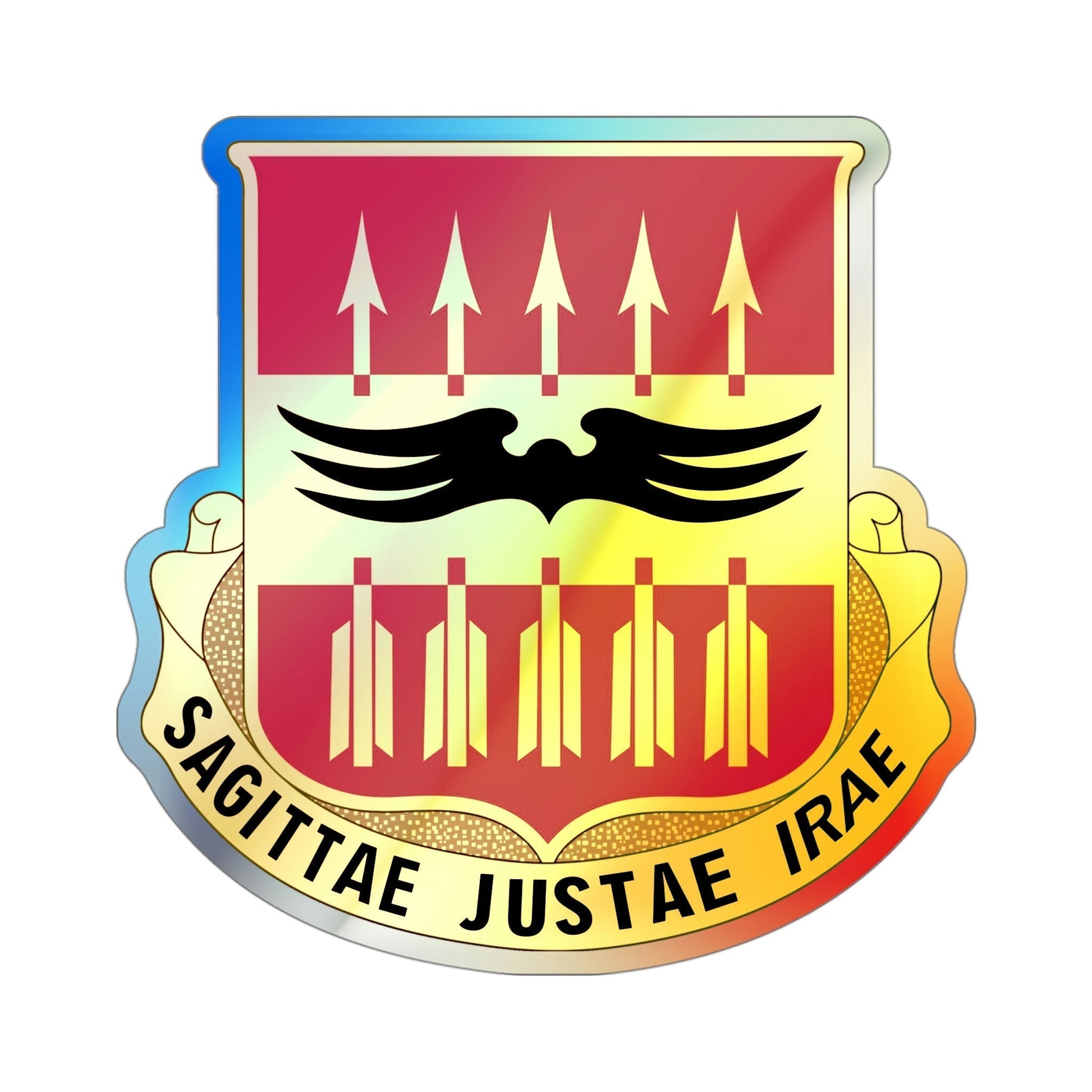 195th Antiaircraft Artillery Battalion (U.S. Army) Holographic STICKER Die-Cut Vinyl Decal-4 Inch-The Sticker Space