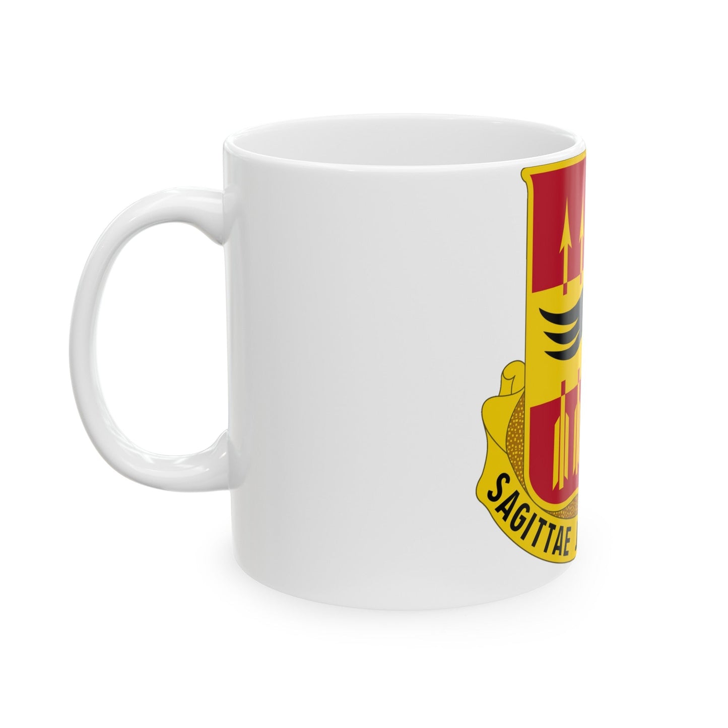 195th Antiaircraft Artillery Battalion (U.S. Army) White Coffee Mug-The Sticker Space