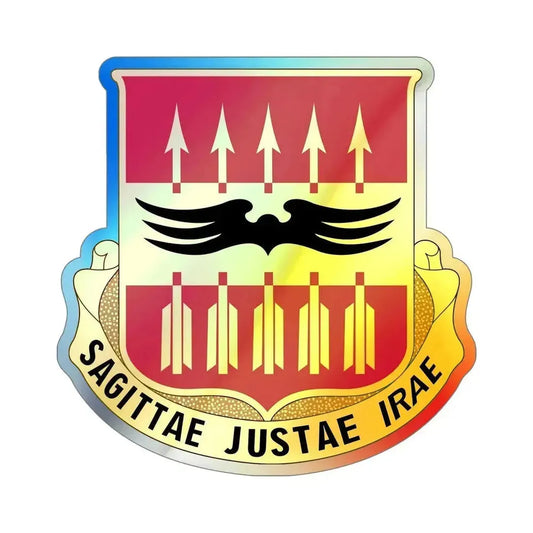195th Antiaircraft Artillery Battalion (U.S. Army) Holographic STICKER Die-Cut Vinyl Decal 6 Inch Holographic - The Sticker Space