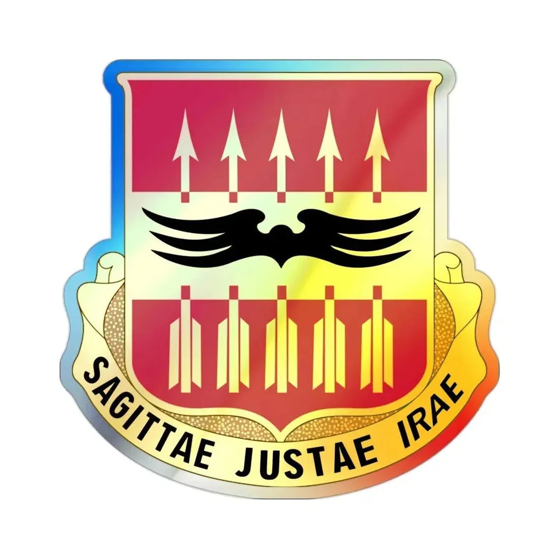 195th Antiaircraft Artillery Battalion (U.S. Army) Holographic STICKER Die-Cut Vinyl Decal - The Sticker Space