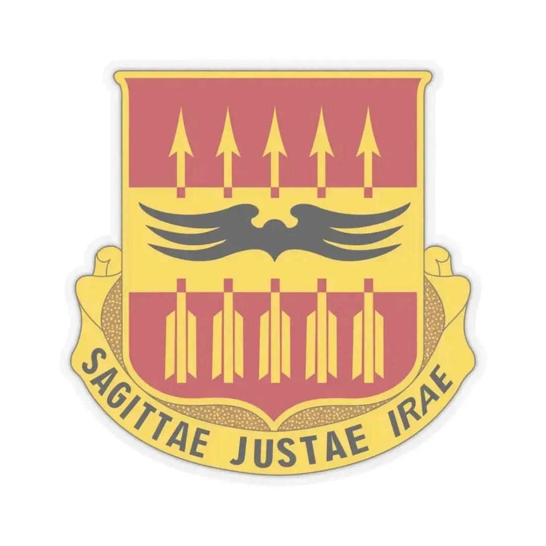 195th Antiaircraft Artillery Battalion (U.S. Army) STICKER Vinyl Kiss-Cut Decal 3 Inch Transparent - The Sticker Space