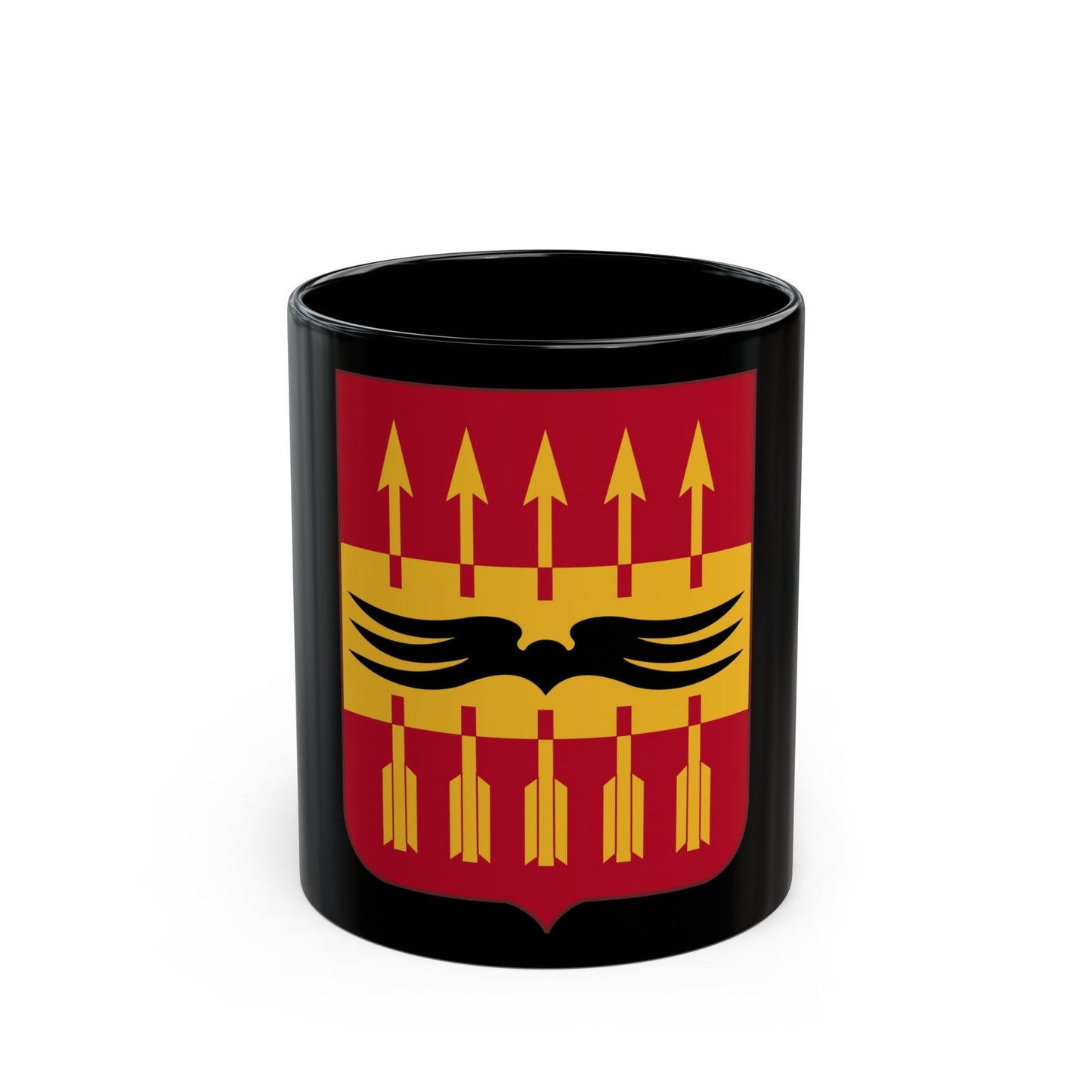 195th Antiaircraft Artillery Battalion v2 (U.S. Army) Black Coffee Mug-11oz-The Sticker Space