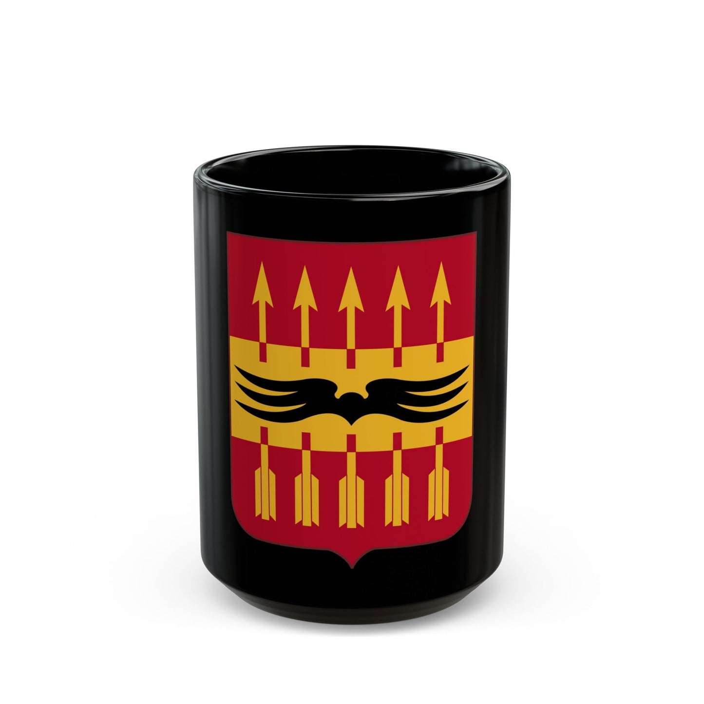 195th Antiaircraft Artillery Battalion v2 (U.S. Army) Black Coffee Mug-15oz-The Sticker Space